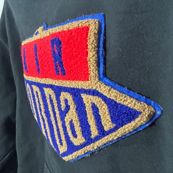 Air Jordan black pullover hoodie, size men's S - Picture 3 of 9